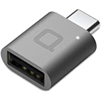 nonda Adaptador USB Tipo C a USB 3.0- Adaptador Thunderbolt 3 a USB de Aluminio con LED Indicador para MacBook Pro 2019…
